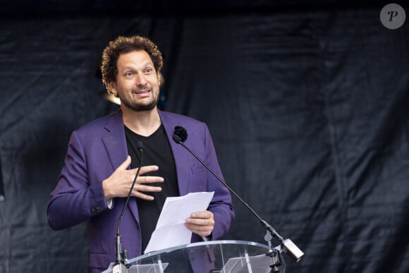 Plus encore, il est désormais locataire.
Exclusif - Eric Antoine lors de l'hommage à l'humoriste Guillaume Bats, mort à 36 ans, à Montmirail, Marne, France, le 17 juin 2023. © Pierre Perusseau/Bestimage