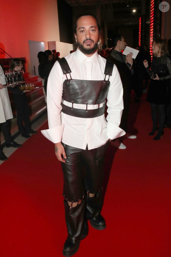 Slimane - " Dîner de la Mode " au bénéfice du Sidaction, au Palais de Tokyo, dans le cadre de la Fashion Week de Paris. Le 25 Janvier 2024. © Bertrand Rindoff Petroff / Bestimage