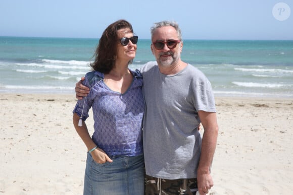 Antoine Dulery et Pascale Pouzadoux participe a l'Escapade des Stars' au Radisson Blu a Djerba, Tunisie le 08 Avril 2018. Photo by Jerome Domine/ABACAPRESS.COM