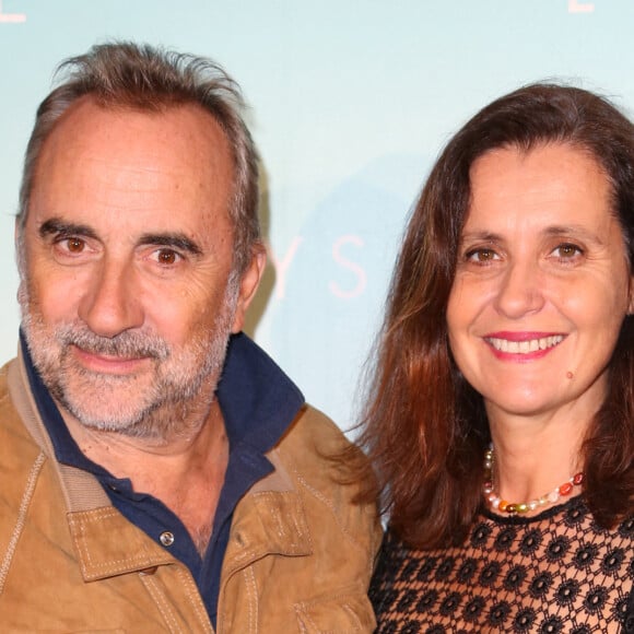 Antoine Dulery et son épouse Pascale Pouzadoux lors de l'avant-première de 'L'Odyssee' qui s'est tenue à l'UGC Normandie, à Paris, France, le 4 octobre 2016. Photo par Jerome Domine/ABACAPRESS.COM