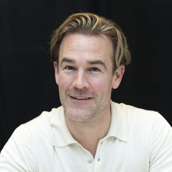 James Van der Beek lors de la conférence de presse pour la série télévisée "Pose" à l'hôtel Whitby à New York le 24 mai 2018.