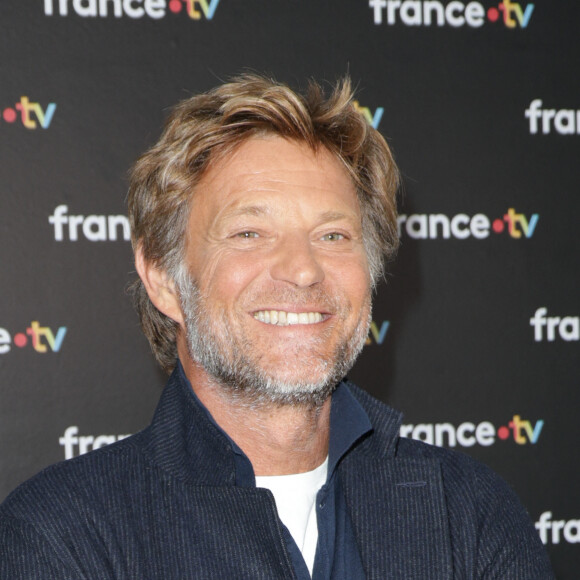 Laurent Delahousse au photocall de la conférence de presse de rentrée de France Télévisions à Paris, France, le 4 septembre 2024. © Coadic Guirec/Bestimage