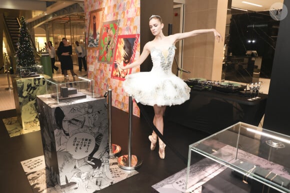 Exclusif - Victoria Dauberville au 70 ans de Tasaki à La Samaritaine à Paris, France, le 6 novembre 2024. © Jack Tribeca/Bestimage