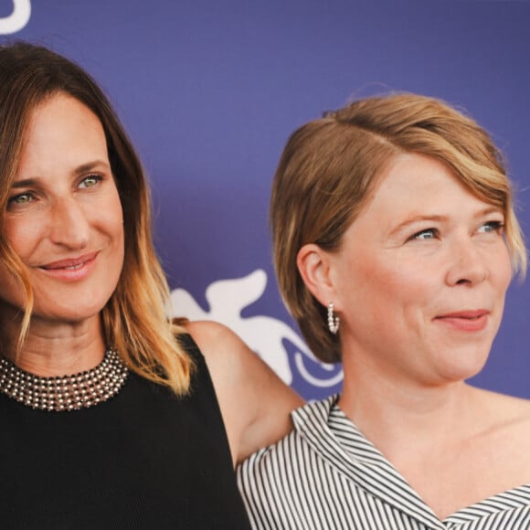 Sara Forestier, Camille Cottin et India Hair au photocall du film "Trois amies" lors du 81ème Festival International du Film de Venise (Mostra) le 30 août 2024. © Lucia Sabatelli / Bestimage