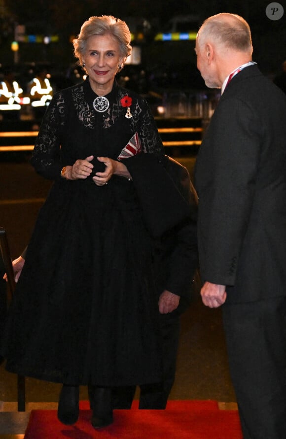 La duchesse de Gloucester - La famille royale du Royaume Uni assiste au Festival du souvenir (Festival of Remembrance) au Royal Albert Hall, Londres le 9 novembre 2024. © Chris Ratcliffe / Pool / Julien Burton via Bestimage 