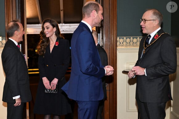 Le prince William, prince de Galles, Catherine Kate Middleton, princesse de Galles - La famille royale du Royaume Uni assiste au Festival du souvenir (Festival of Remembrance) au Royal Albert Hall, Londres le 9 novembre 2024. © Chris Ratcliffe / Pool / Julien Burton via Bestimage 