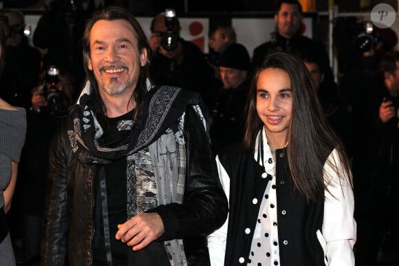 Florent Pagny et sa fille Ael - 15eme edition des NRJ Music Awards au Palais des Festivals a Cannes le 14 decembre 2013. 