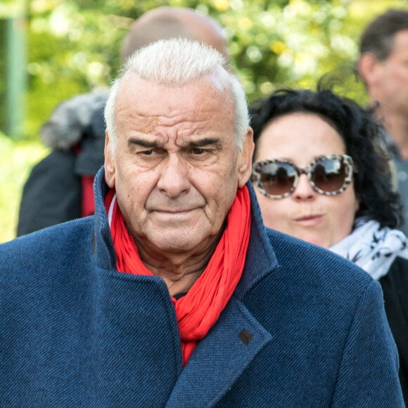 Michel Fugain a perdu sa fille Laurette, disparue tragiquement des suites d'une leucémie à seulement 22 ans...
Michel Fugain lors de la cérémonie funéraire de la chanteuse belge Maurane (Claudine Luypaerts) Photo by Danny Gys / Reporters/ABACAPRESS.COM