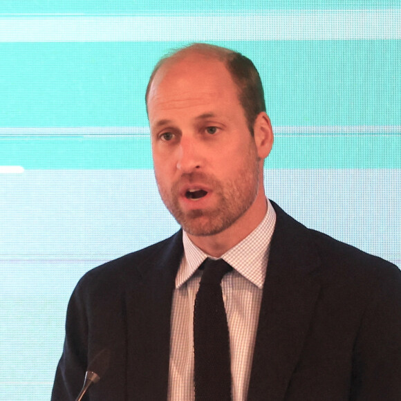 Le prince William, prince de Galles, visite l'association Shelter Scotland à Aberdeen, le 19 septembre 2024.