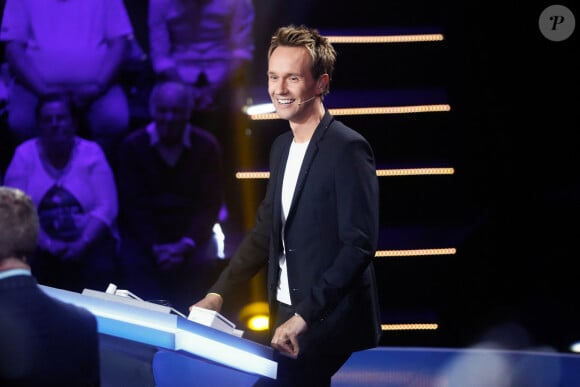 Exclusif - Cyril Féraud - Enregistrement de l'émission "Le Quiz des Champions" aux Studios 130 à Saint-Denis, présentée par C.Féraud et diffusée sur France 2. Le 5 juin 2024 © Christophe Clovis / Bestimage