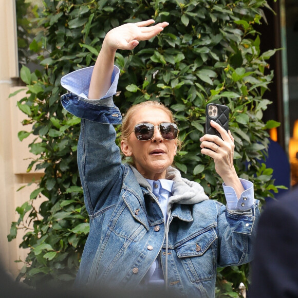 Céline Dion à Paris durant les JO de Paris au mois de juillet 2024