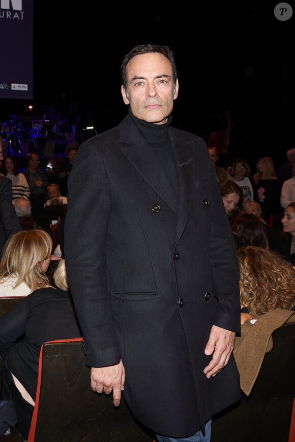 Exclusif - Anthony Delon lors de la soirée hommage Ciné-concert symphonique "Alain Delon, le dernier Samouraï" au palais des congrès à Paris le 8 novembre 2024 le jour de son anniversaire. Pour cette soirée, le chef d'orchestre Vahan Mardirossian a dirigé l'orchestre symphonique de Douai. © Moreau / Jacovides / Bestimage 