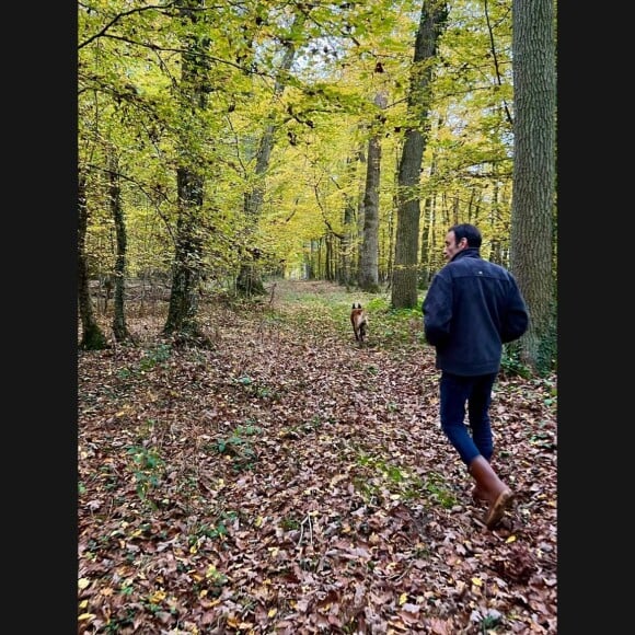 Des stories ont été partagées par l'acteur et sa fille sur Instagram
Anthony Delon, Loup et Loubo à Douchy