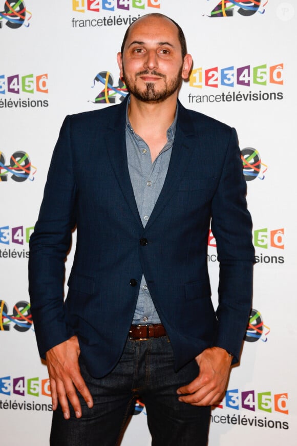 Karim Rissouli au photocall de France Télévisions, pour la présentation de la nouvelle dynamique 2016-2017, à Paris, le 29 juin 2016. © Guirec Coadic/Bestimage