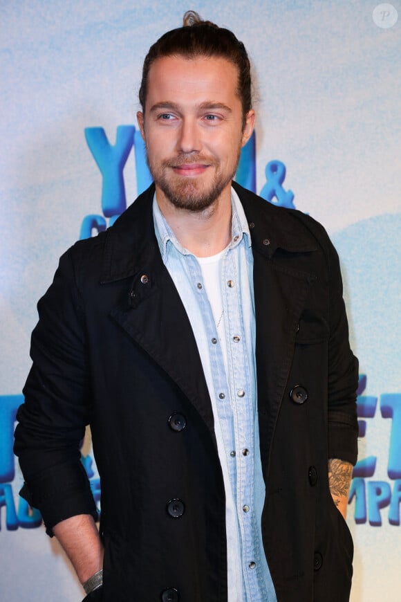 Julien Dore assiste à la première de Yeti et Compagnie à l'Opéra Gaumont à Paris, France, le 7 octobre 2018. Photo par David Boyer/ABACAPRESS.COM