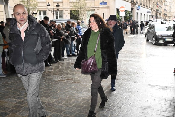 Mazarine Mitterrand Pingeot lors de la cérémonie d'enterrement de Frédéric Mitterrand à l'église Saint-Thomas d'Aquin à Paris, France, le 26 mars 2024. Frédéric Mitterrand était un homme politique français qui a été ministre de la culture sous la présidence de Nicolas Sarkozy. Il était acteur, scénariste, présentateur de télévision, écrivain, producteur, réalisateur et neveu de l'ancien président François Mitterrand. Obseques de Frederic Mitterrand a l'eglise Saint-Thomas d'Aquin a Paris, France, le 26 mars 2024. Frederic Mitterrand etait un homme politique français qui a ete ministre de la culture sous la presidence de Nicolas Sarkozy. Il etait acteur, scenariste, presentateur de television, ecrivain, producteur, realisateur et neveu de l'ancien president Francois Mitterrand. Photo par DNPhotography/ABACAPRESS.COM