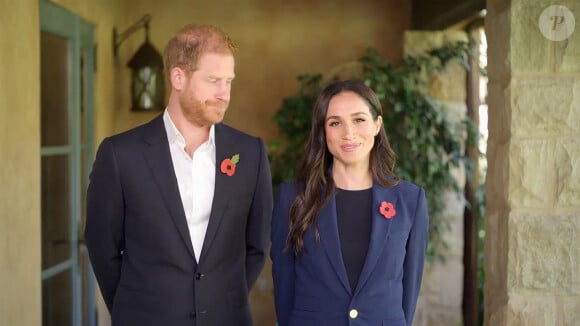 Le prince Harry et Meghan Markle (Le prince Harry, duc de Sussex et Meghan Markle, duchesse de Sussex) message vidéo lors de la conférence ministérielle mondiale inaugurale sur la violence contre les enfants en Colombie.