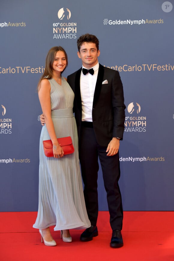 Désormais architecte, Charlotte Siné va pouvoir démarrer sa carrière professionnelle qui s'annonce très prometteuse
 
Charles Leclerc et son ex-compagne Charlotte Siné lors du photocall de la cérémonie des Nymphes d'Or du 60ème festival de télévision de Monte Carlo au Grimaldi Forum à Monaco le 22 juin 2021.Cette année, beaucoup de lauréats seront présents en hologramme à cause des restrictions sanitaires © Bruno Bebert / Bestimage