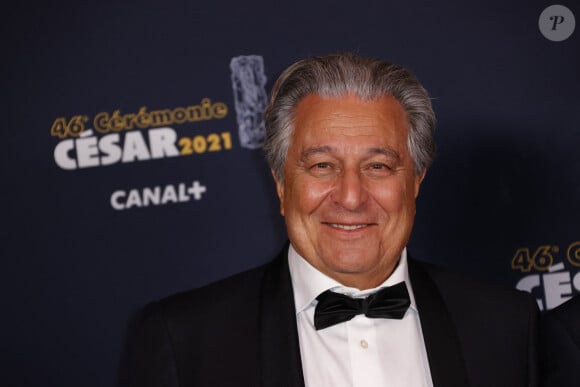 Christian Clavier lors du photocall lors de la 46ème cérémonie des César à l’Olympia à Paris, France, le 12 mars 2021.© Thomas Samson / Pool / Bestimage