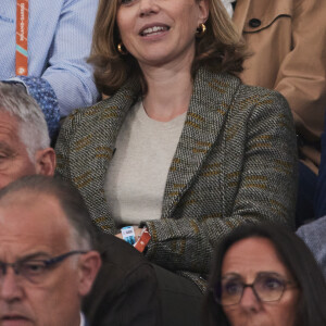 Nathalie Péchalat - Célébrités dans les tribunes des Internationaux de France de tennis de Roland Garros 2024 à Paris, le 29 mai 2024. © Moreau / Jacovides / Bestimage 