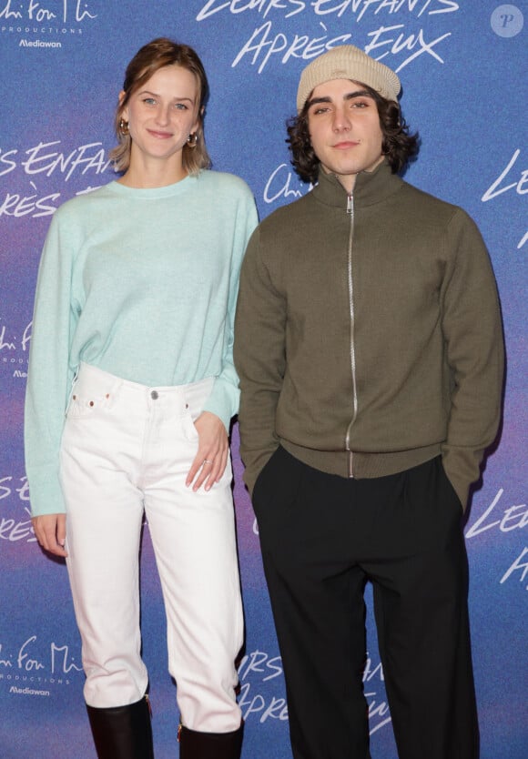 Christine Gautier et Louis Memmi - Avant-première du film "Leurs enfants après eux" au cinéma Mk2 Bibliothèque à Paris le 21 novembre 2024. © Coadic Guirec/Bestimage