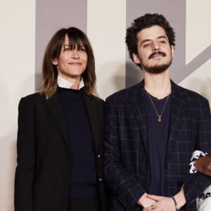 Exclusif - Sophie Marceau, son fils Vincent Żuławski, Eye Haïdara - Photocall de l'avant-première du film "Les Trois Mousquetaires : D'Artagnan" aux Invalides à Paris le 21 mars 2023. © Moreau / Jacovides / Guirec / Bestimage