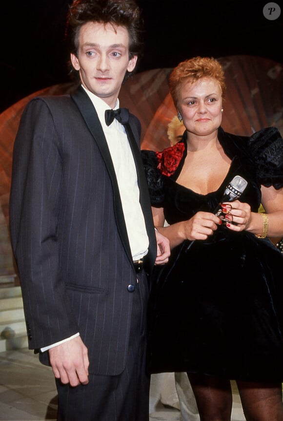 Il s'étaient connus à la fin des années 80 dans l'émission La Classe.Photo d'archives datée du 2 février 1991 de Pierre Palmade et Muriel Robin assistant aux 6e Victoires de la Musique à Paris, France. Photo par Pascal Baril/ABACAPRESS.COM