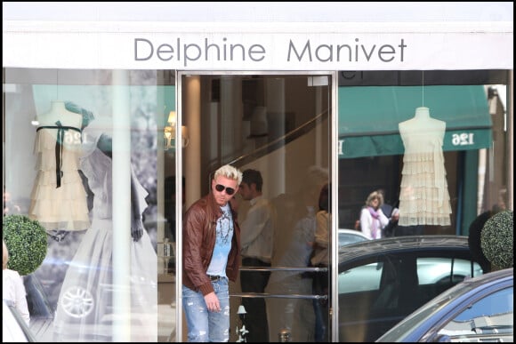 Boris Becker et Lily Kerssenberg dans une boutique Delphine Manivet à Paris (archive)