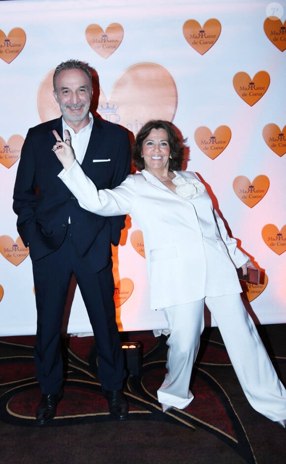 Exclusif - Pascal Sellem, Carla Morri - Soirée de gala de l'Association "Marraine De Coeur" au Fouquet's Barrière à Paris le Lundi 25 Novembre 2024.