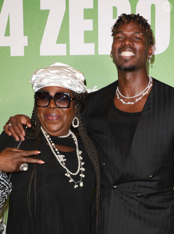 Yeo Pogba et son fils Paul Pogba - Avant-première du film "4 Zéros" au cinéma Pathé Palace à Paris le 15 octobre 2024. © Coadic Guirec/Bestimage