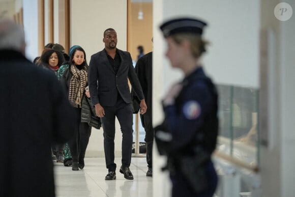 Mathias Pogba arrive au procès des amis d'enfance et du frère de Paul Pogba au tribunal correctionnel de Paris pour tentative d'extorsion de fonds envers l'ancien international de 31 ans en 2022. le 26 novembre 2024. Photo by Aurelien Morissard/ABACAPRESS.COM