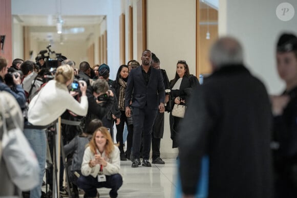 Mathias Pogba arrive au procès des amis d'enfance et du frère de Paul Pogba au tribunal correctionnel de Paris pour tentative d'extorsion de fonds envers l'ancien international de 31 ans en 2022. le 26 novembre 2024. Photo by Aurelien Morissard/ABACAPRESS.COM