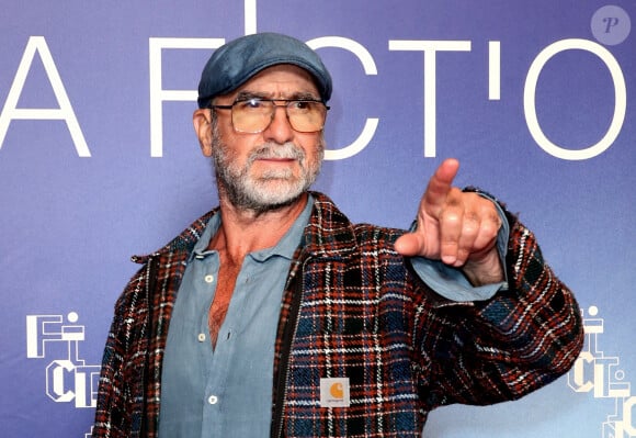 Eric Cantona - Photocall du film en compétition "Murder Club" lors de la 26ème Edition du Festival de la Fiction de La Rochelle. Le 11 septembre 2024 © Patrick Bernard / Bestimage