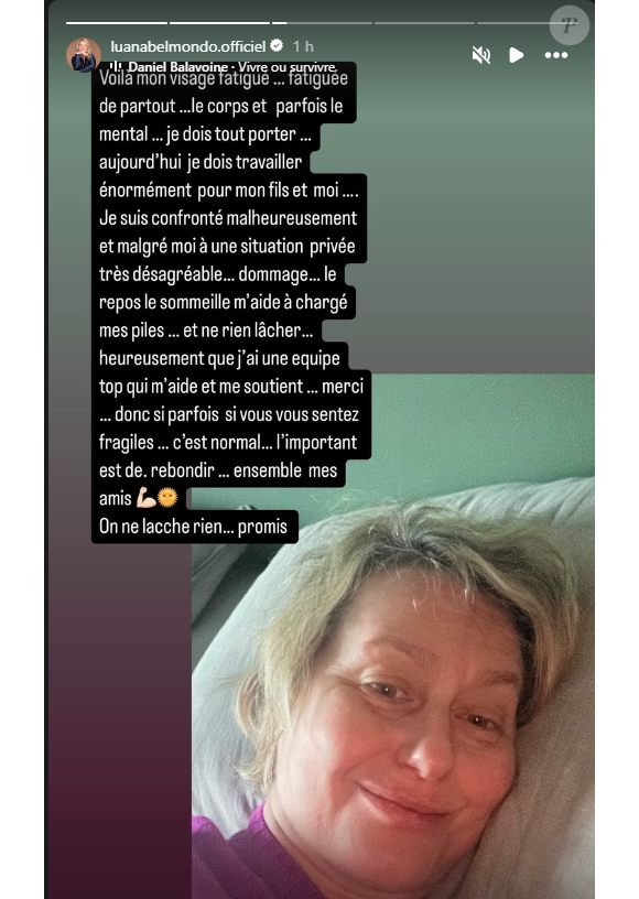 Elle joue la transparence
Luana Belmondo, "Instagram".