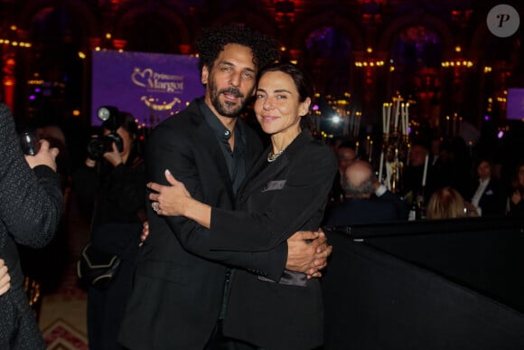 Exclusif - Tomer Sisley et sa femme Sandra - 12ème édition du gala de l'association "Princesse Margot" à l'hôtel Intercontinental Paris le grand à Paris le 18 novembre 2024. © Christophe Clovis / Bestimage