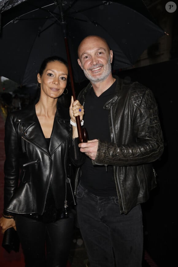 Frank Leboeuf et sa femme Chrislaure Nollet - Dîner de l'équipe de France 98 au Buddha-Bar à Paris à l'occasion des 20 ans de la victoire de l'équipe de France, le 11 juin 2018. © Marc Ausset-Lacroix/Bestimage