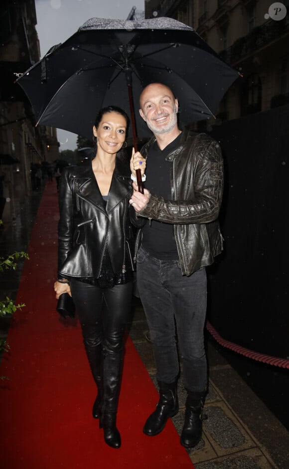 Frank Leboeuf et sa femme Chrislaure Nollet - Dîner de l'équipe de France 98 au Buddha-Bar à Paris à l'occasion des 20 ans de la victoire de l'équipe de France, le 11 juin 2018. © Marc Ausset-Lacroix/Bestimage