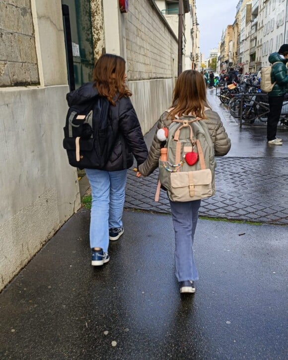 Mila et Lily, les filles de Marc-Olivier Fogiel et François Roelants