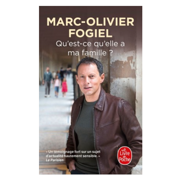 Couverture du livre "Qu'est-ce qu'elle a ma famille ?" de Marc-Olivier Fogiel