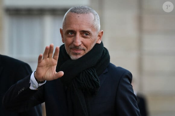 L'humoriste et acteur maroco-canadien Gad Elmaleh arrive pour un dîner lors du XIXème Sommet de la Francophonie au Palais de l'Élysée à Paris, le 4 octobre 2024. Photo par Firas Abdullah/ABACAPRESS.COM