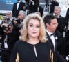 Le dimanche 1er décembre 2024, dans "C l'hebdo" sur France 5, Pierre Lescure est revenu sur l'un des moments culte de "Beau geste", l'émission qu'il anime sur France 2 : l'interview de Catherine Deneuve.
Catherine Deneuve à la projection de "L'Amour Ouf" au festival de Cannes, le 23 mai 2024.