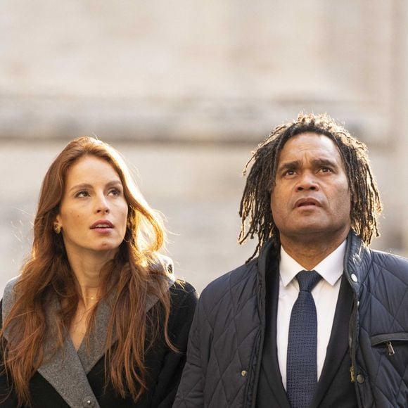 Le champion du monde 98 est marié à Jackie Chamoun depuis 2017
 
Exclusif - Christian Karembeu et sa femme Jackie Chamoun - Les membres du Variétés Club de France rencontrent le pape François au Vatican le 22 mars 2023. © Pierre Perusseau / Bestimage