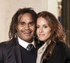 Christian Karembeu en couple avec la belle Jackie
 
L'ancien footballeur français Christian Karembeu et sa femme Jacky Chamoun - Dîner au Palais de l'Elysée en l'honneur des 50 ans du Variétés Club de France, à Paris. © Stéphane Lemouton / Bestimage