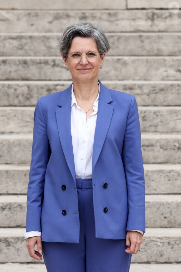 La députée Sandrine Rousseau du Parti Les Ecologistes - Arrivée des députés élus au 1er tour des élections législatives anticipées du 30 Juin 2024 à l'assemblée nationale, Paris, France, le 1er juillet 2024. © Stéphane Lemouton / Bestimage