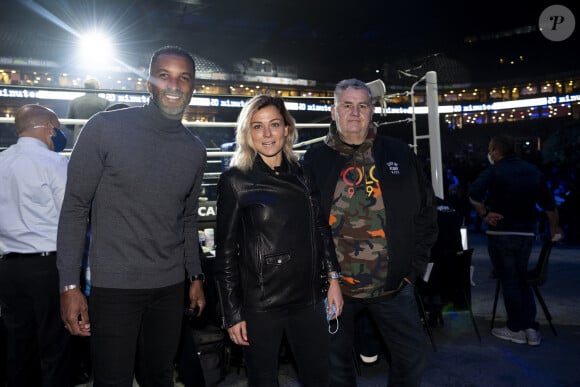 "Tu me parles de quelques chose que je ne suis pas", indique Pierre Ménès à propos de l'émission
 
Habib Beye, Laure Boulleau et Pierre Ménès - People lors de la soirée de boxe à Paris La Défense Arena le 25 septembre 2020. © JB Autissier / Panoramic / Bestimage