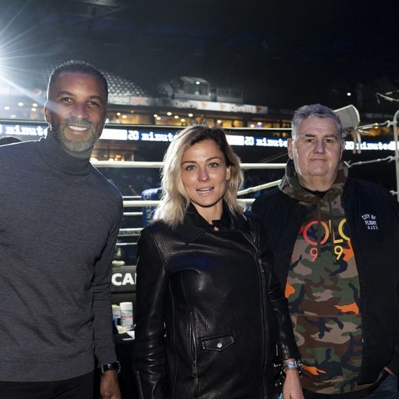 "Tu me parles de quelques chose que je ne suis pas", indique Pierre Ménès à propos de l'émission
 
Habib Beye, Laure Boulleau et Pierre Ménès - People lors de la soirée de boxe à Paris La Défense Arena le 25 septembre 2020. © JB Autissier / Panoramic / Bestimage