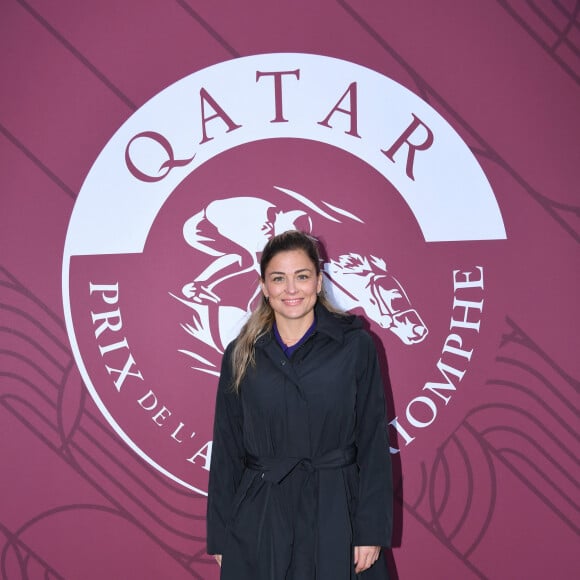 Laure Boulleau au prix Qatar Arc de Triomphe à l'Hippodrome de Longchamp le 6 octobre 2024 © Rachid Bellak / Bestimage