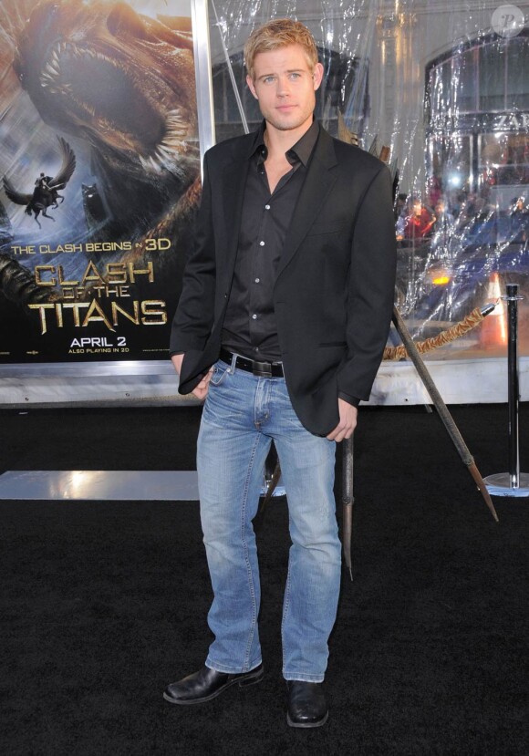 Trevor Donovan, à l'occasion de l'avant-première américaine du Choc des Titans, qui s'est tenue au Graumann's Chinese Theatre d'Hollywood, à Los Angeles, le 31 mars 2010.