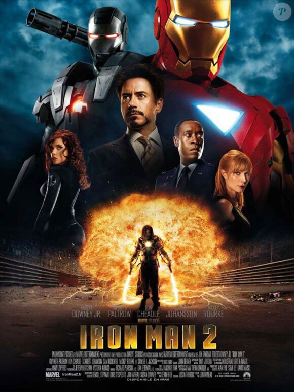 L'affiche d'Iron Man 2, en salles le 28 avril 2010.
