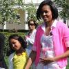 Barack Obama, Michelle, et leurs filles Sasha et Malia, ont accueilli de nombreux invités à la Maison Blanche pour le lundi de Pâques. 5/04/2010
